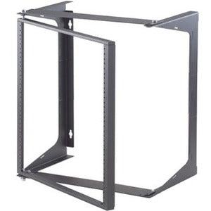 11U Swing Out Wall Mount Rack,25In Deep