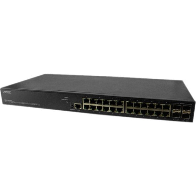 24Port Gigabit Poe+ With,4 1G/10G Sfp+ 370Watt