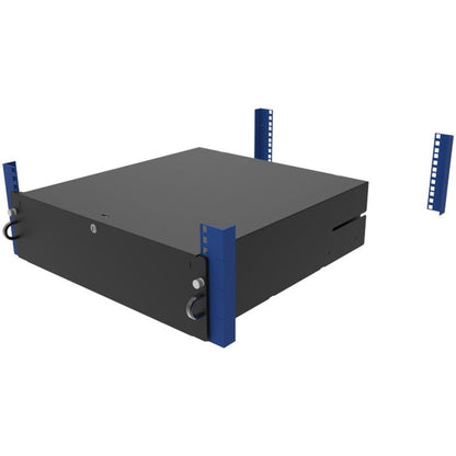 2U Lockable Rackmount Drawer,18In Deep 2U Drawer