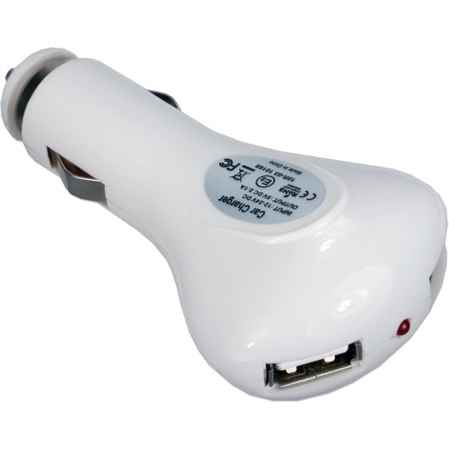 2.1A Dual-Port Usb Car Charger,White