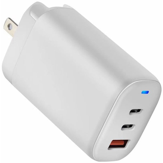 3Port 65W Wall Charger,Two Usbc One Usba White