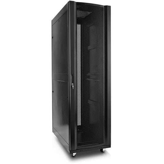 42U Rack Mnt Cabinet Enclosure,Frt-Rr Vent Encl Sides Cust Pay Frt