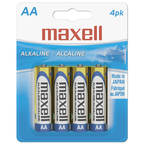 4Pk Aa Alkaline Batteries,Premium Quality Carded