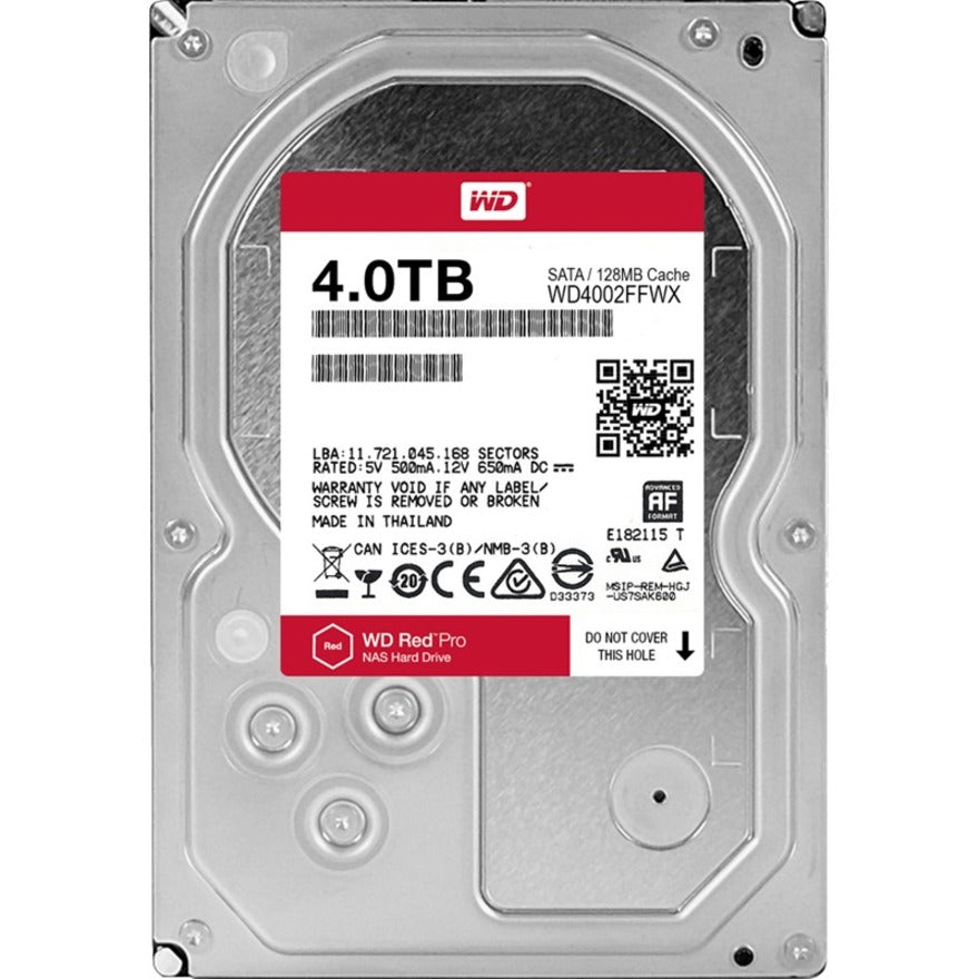 4Tb Red Pro 7.2K Sata 6G 3.5In,Spcl Sourcing See Notes
