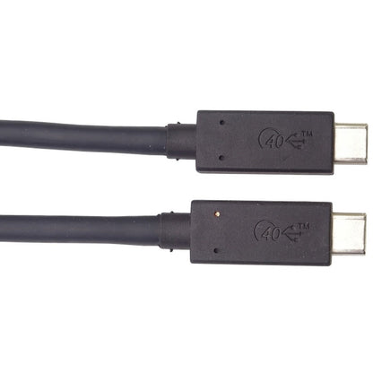 6Ft Usbc To Usbc 40Gbps,Certified Usbif Cable Black 1.8M