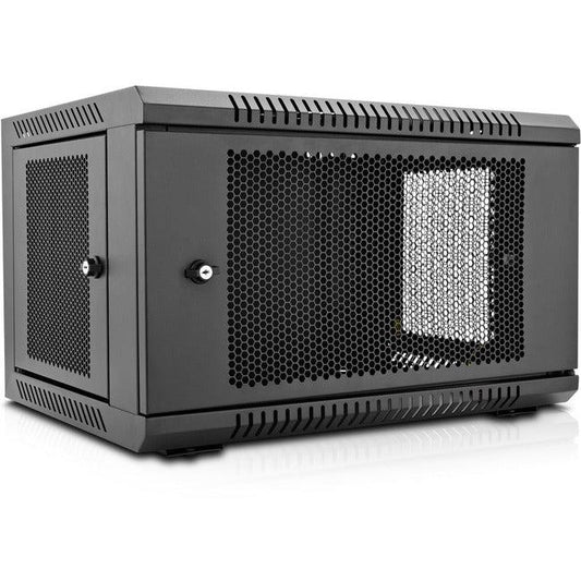 6U Rack Wall Mount Enclosure,Locking Vented Doors