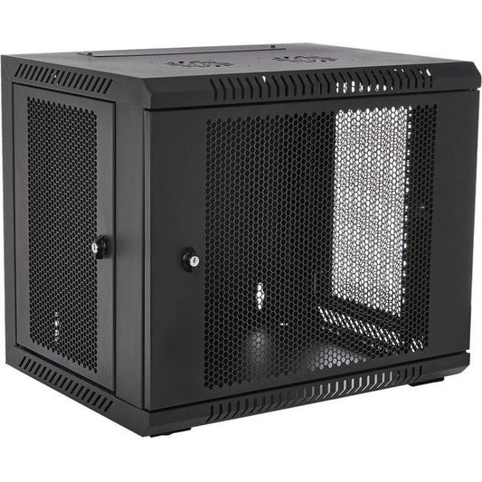 9U Rack Wall Mount Enclosure,Locking Vented Door 450Mm