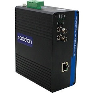 Addon 1 10/100/1000Base-Tx(Rj-45) To 1 1000Base-Lx(St) Smf 1310Nm 20Km Industrial Media Converter