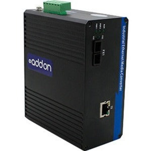 Addon 1 10/100/1000Base-Tx(Rj-45) To 1 1000Base-Sx(Fc) Mmf 850Nm 550M Industrial Media Converter