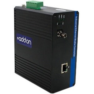 Addon 1 10/100Base-Tx(Rj-45) To 1 100Base-Bxd(St) Smf 1550Nmtx/1310Nmrx 20Km Industrial Media Converter