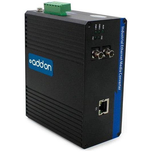 Addon 1 10/100Base-Tx(Rj-45) To 1 100Base-Lx(Fc) Smf 1310Nm 20Km Industrial Media Converter