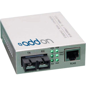 Addon 10/100Base-Tx(Rj-45) To 100Base-Bxu(Sc) Bidi Smf 1310Nmtx/1550Nmrx 40Km Media Converter
