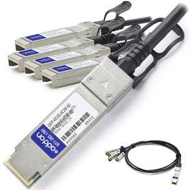 Addon Networks 1M, Qsfp+/4Xsfp+ Infiniband Cable Qsfp+ 4Xsfp+ Black