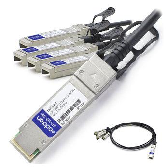 Addon Networks 2M Qsfp+ - 4Xsfp+ Infiniband Cable Qsfp+ 4Xsfp+ Black