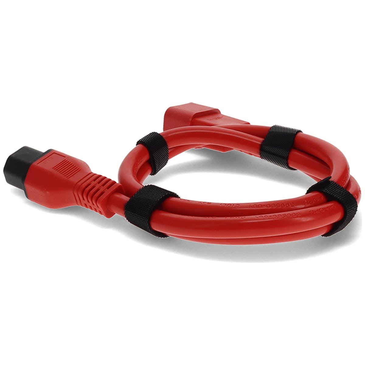 Addon Networks Add-515P2C1314Awg1-5Ftrd Power Cable Red 0.46 M Nema 5-15P C13 Coupler