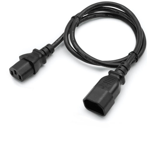 Addon Networks Add-515R2C1418Awg6Ft Power Cable Black 1.8 M Nema 5-15R C14 Coupler