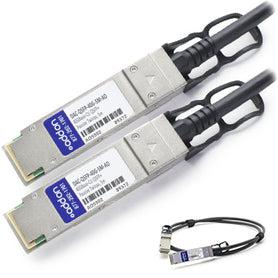 Addon Networks Dac-Qsfp-40G-5M-Ao Infiniband Cable Qsfp+ Black, Silver