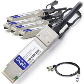 Addon Networks Mcp7F00-A005-Ao Infiniband Cable 5 M Qsfp28 4Xsfp28 Black