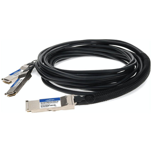 Addon Networks Q56-2Q56-200Gb-Pdac1Miblz-Ao Infiniband Cable 1 M Qsfp56 2X Qsfp56 Black