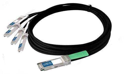 Addon Networks Qfx-Qsfp-Dacbo-1M-Ao Infiniband Cable Qsfp+ 4 X Sfp+ Black