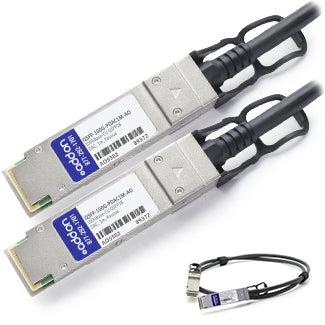 Addon Networks Qsfp28/Qsfp28 1M Infiniband Cable Black