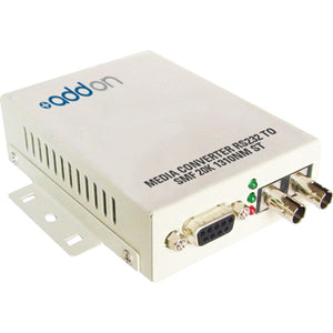Addon Serial Rs232 To Fiber Mmf 1310Nm 2Km St Serial Media Converter