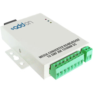 Addon Serial Rs485/Rs422 To Fiber Smf 1310Nm 20Km Sc Serial Media Converter