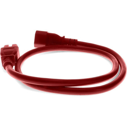 Addon Networks Add-C142C1514Awg2Ftrd Power Cable Red 0.61 M C14 Coupler C15 Coupler