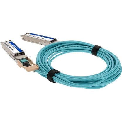 Addon Networks Aoc-O-O-400G-15M-Ao Fibre Optic Cable Om3 Aqua Colour