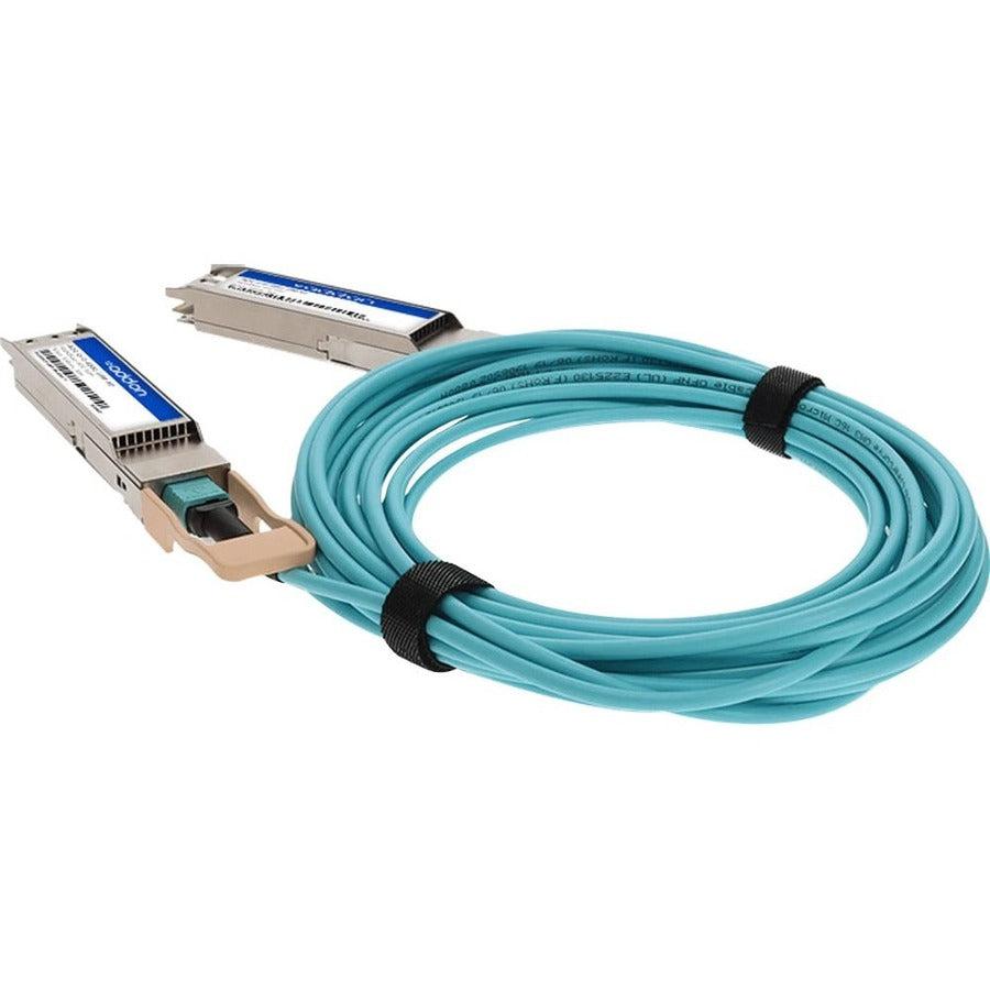 Addon Networks Aoc-O-O-400G-20M-Ao Fibre Optic Cable Om3 Aqua Colour