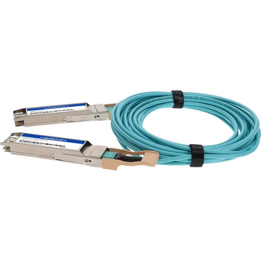 Addon Networks Aoc-O-O-400G-20M-Ao Fibre Optic Cable Om3 Aqua Colour