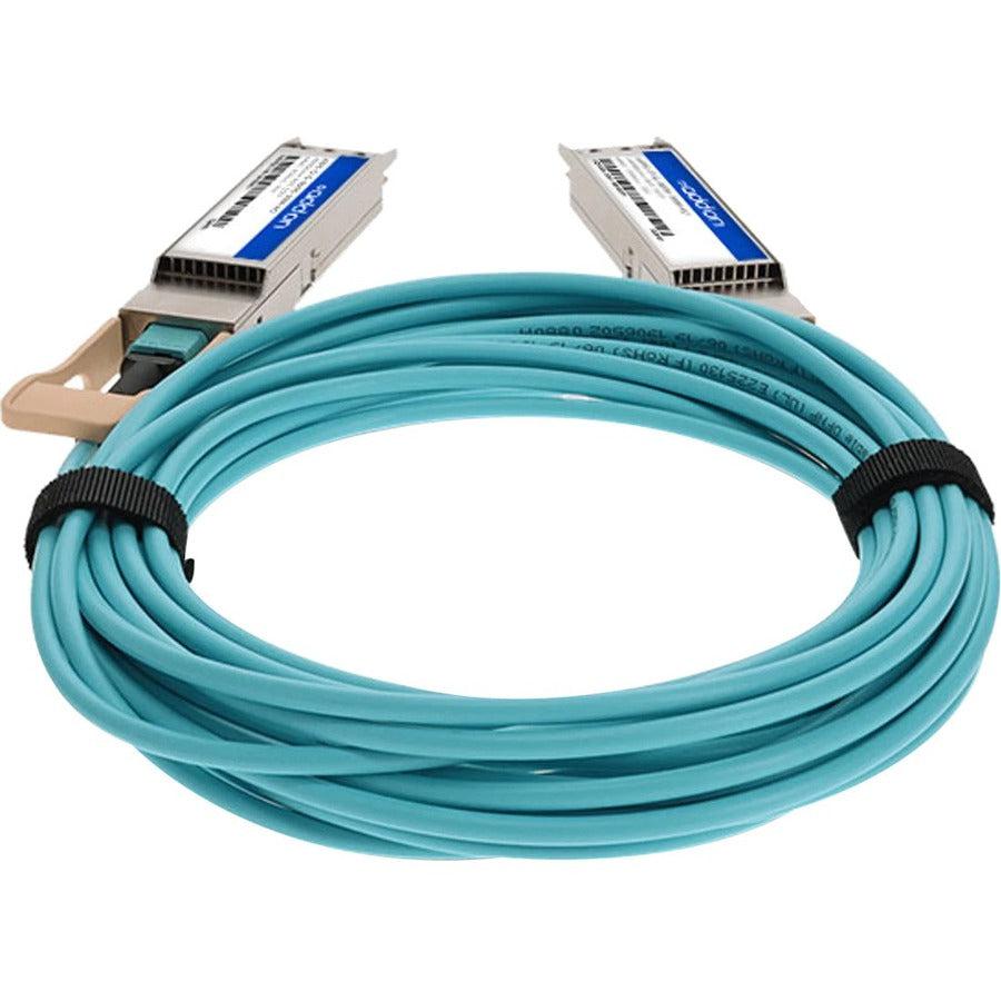 Addon Networks Aoc-O-O-400G-25M-Ao Fibre Optic Cable Om3 Aqua Colour