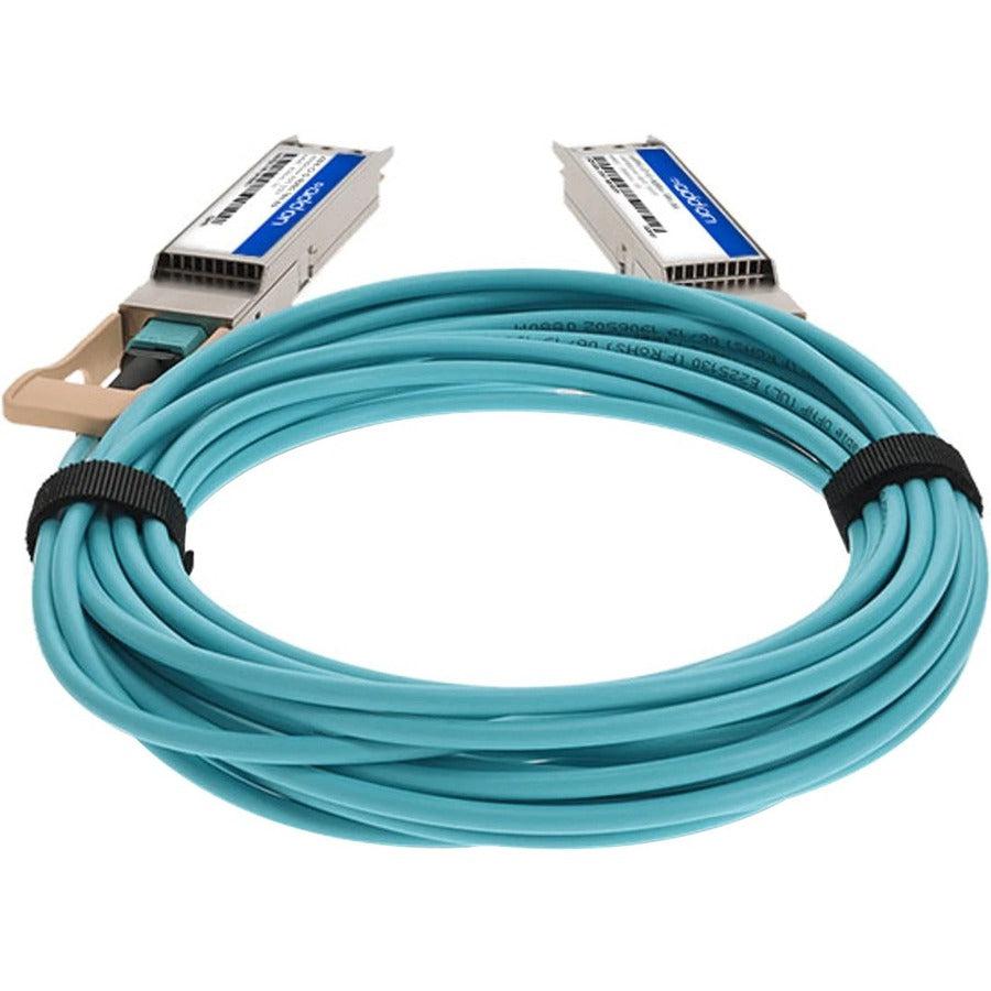 Addon Networks Aoc-O-O-400G-3M-Ao Fibre Optic Cable Om3 Aqua Colour