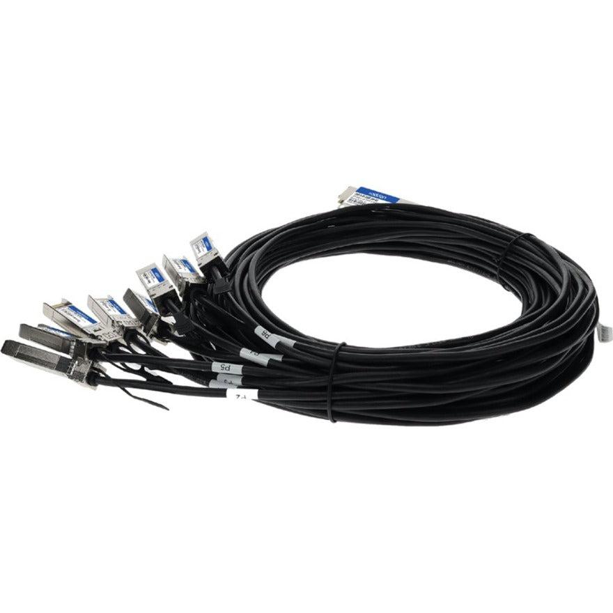 Addon Networks Cab-O-8S-200G-1M-Ao Infiniband Cable Osfp 8Xsfp28 Black, Silver
