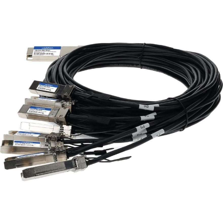 Addon Networks Cab-O-8S-200G-2M-Ao Infiniband Cable Osfp 8Xsfp28 Black, Silver