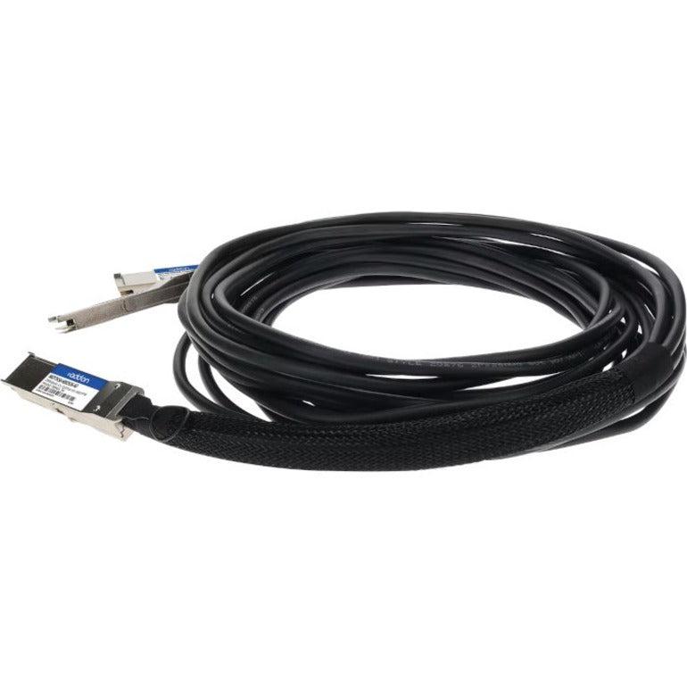 Addon Networks Mcp7H50-H002R26-Ao Infiniband Cable 2 M Qsfp56 2Xqsfp56 Black, Silver