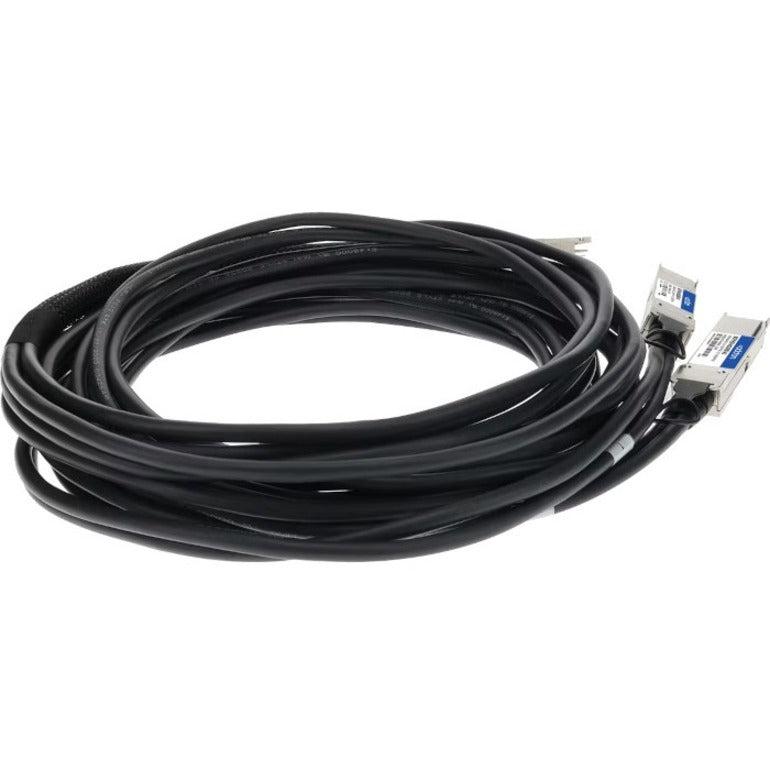 Addon Networks Mcp7H50-H01Ar30-Ao Infiniband Cable 1.5 M Qsfp56 2Xqsfp56 Black, Silver