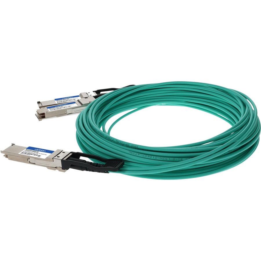 Addon Networks Mfs1S50-H005E-Ao Infiniband Cable 5 M Qsfp56 2X Qsfp56 Green