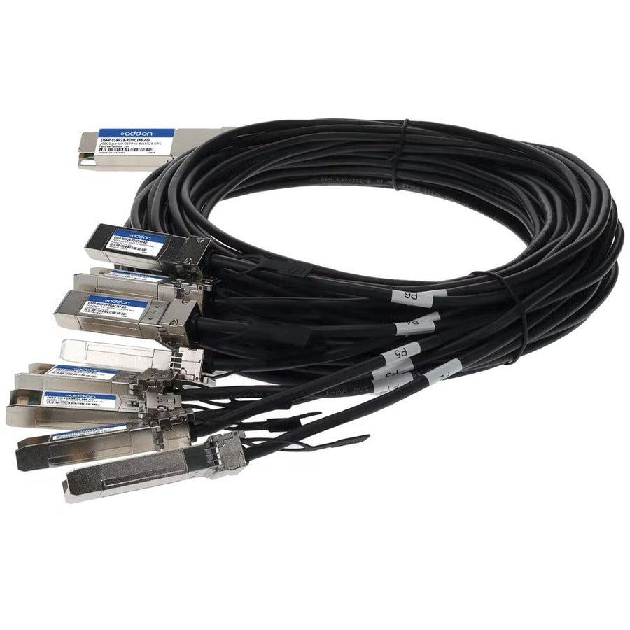 Addon Networks Osfp-8Sfp28-Pdac1M-Ao Infiniband Cable 1 M 8Xsfp28 Black, Silver