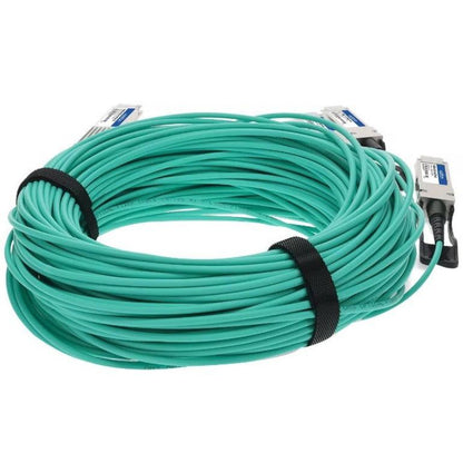 Addon Networks Q400G-4Q56G-Aoc7M-Ao Infiniband Cable 7 M Qsfp-Dd 4X Qsfp56 Turquoise