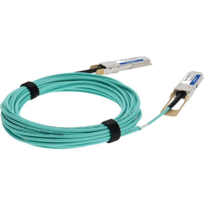 Addon Networks Qsfp-Otu4-Aoc10M-Ao Infiniband Cable 10 M Qsfp28 Turquoise