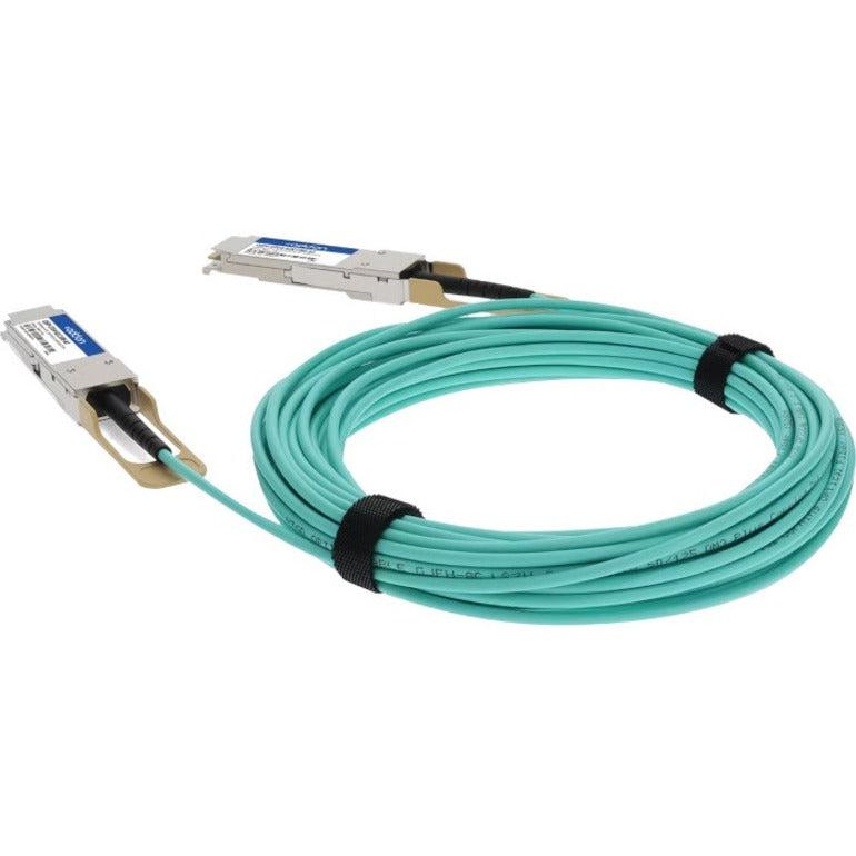 Addon Networks Qsfp-Otu4-Aoc15M-Ao Infiniband Cable 15 M Qsfp28 Turquoise