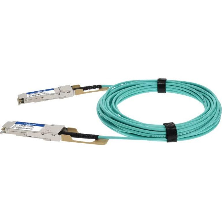 Addon Networks Qsfp-Otu4-Aoc15M-Ao Infiniband Cable 15 M Qsfp28 Turquoise