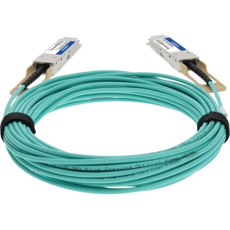 Addon Networks Qsfp-Otu4-Aoc1M-Ao Infiniband Cable 1 M Qsfp28 Turquoise