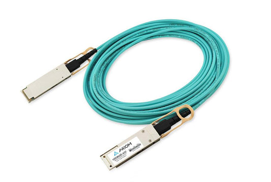 Axiom Jnp-100G-Aoc-10M-Ax Infiniband Cable Qsfp28 Aqua Colour