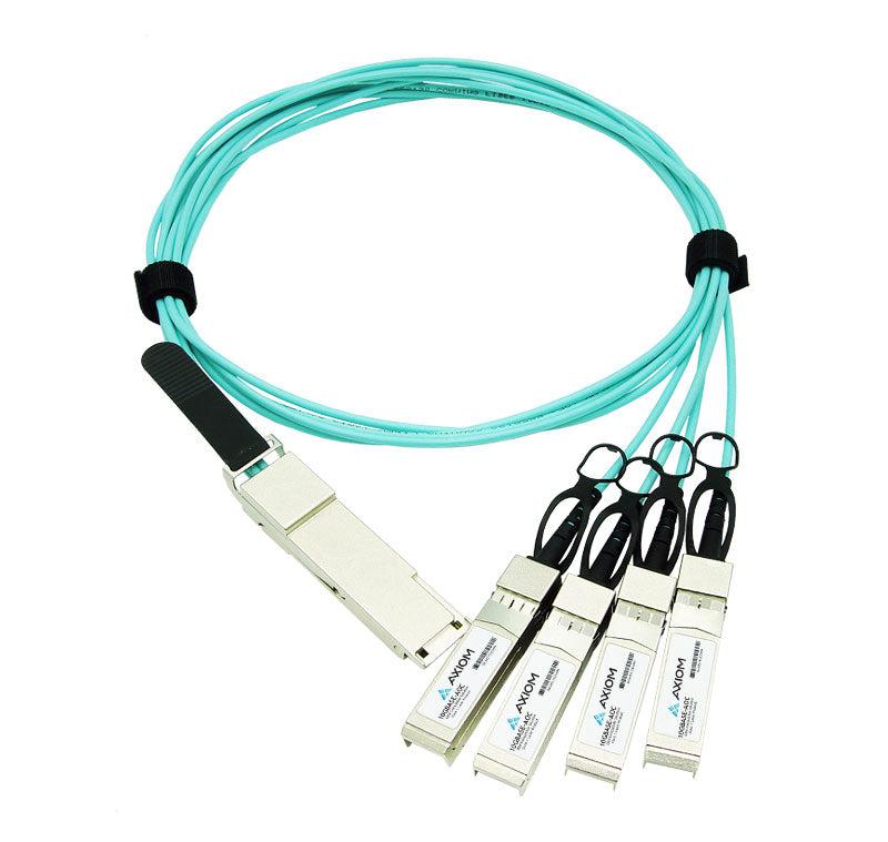 Axiom Qsfp-4X10G-Aoc5M-Ax Infiniband Cable 5 M Qsfp+ 4X Sfp+ Turquoise