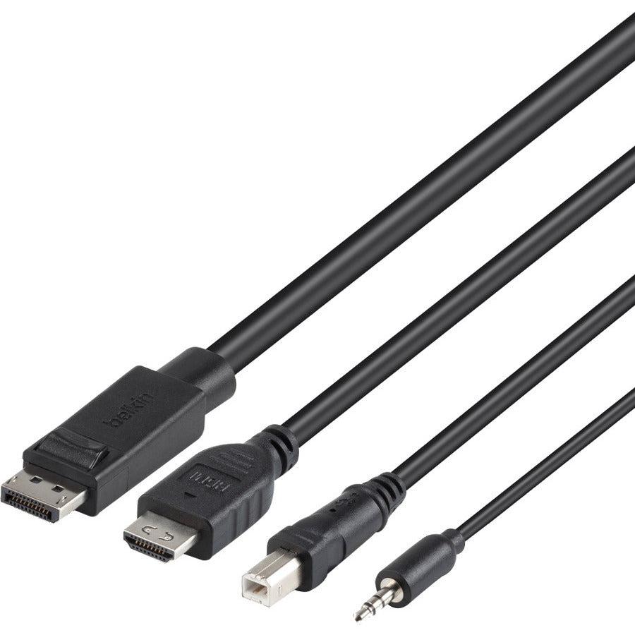Belkin F1Dn2Cc-Hhpp6T Kvm Cable Black 1.8 M