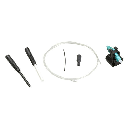 Black Box Om3 50-Micron Multimode Pre-Polished Fiber Connector - Lc, Aqua, 6-Pack
