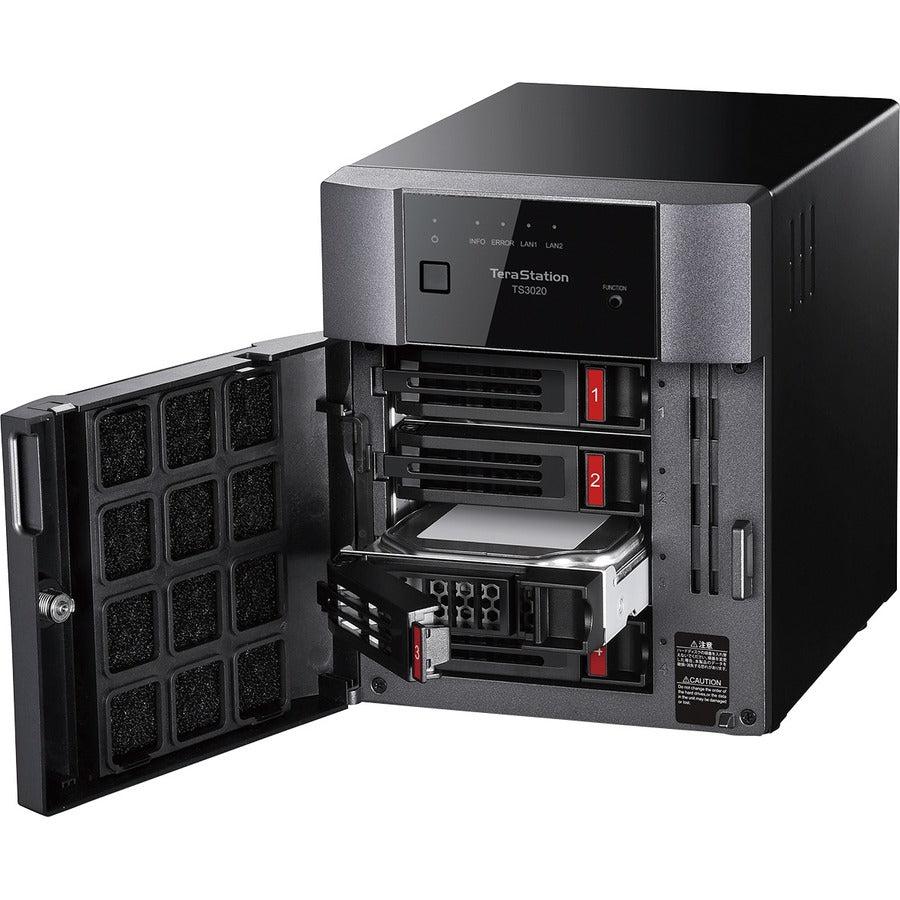 Buffalo Terastation Ts3420Dn0802 Nas/Storage Server Rack (1U) Ethernet Lan Black Al214