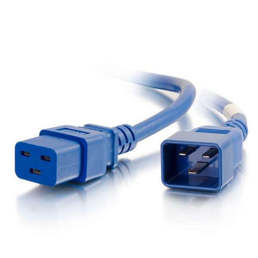 C2G 10Ft, Iec320C20/Iec320C19 Blue 3 M C20 Coupler C19 Coupler